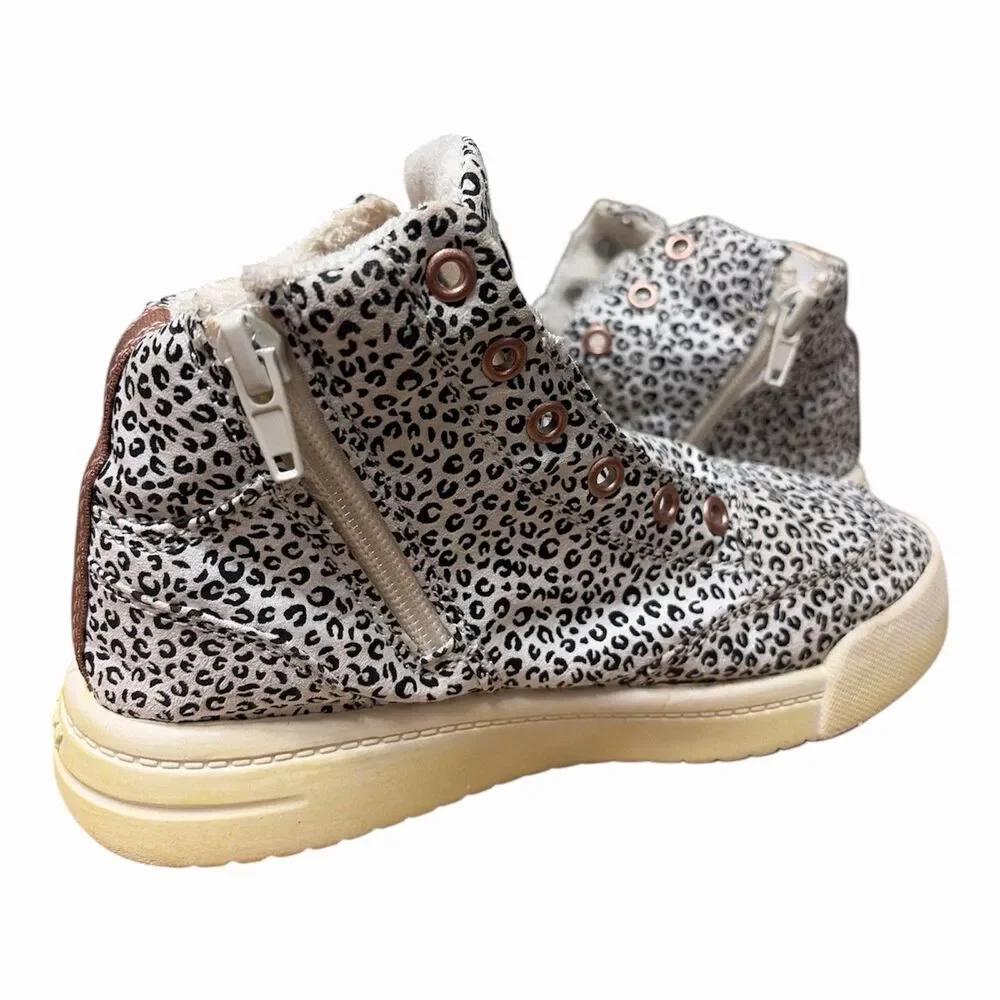 Roxy girls Camy High Top Girls Sneakers Zip Sides Youth 1